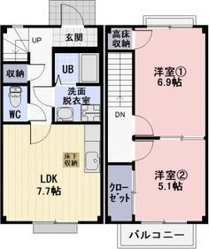 エルレーブの間取り