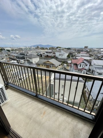 クリスタルコートⅠのバルコニー