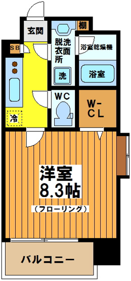 【間取り】 | ガーラ・ステーション明大前
