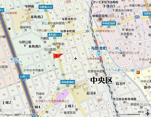 広栄ハイツの地図|地図