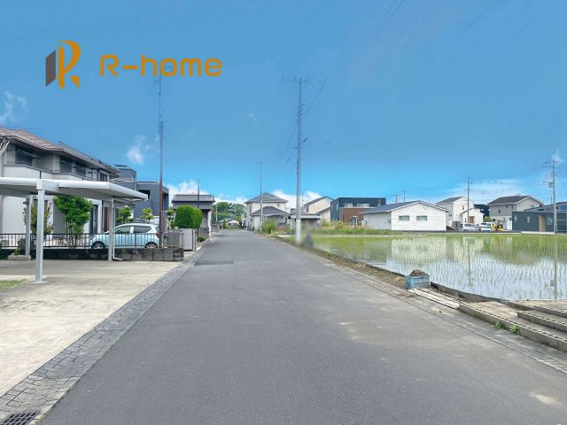 ひたちなか市阿字ヶ浦町第3　新築戸建て　1号棟の前面道路含む現地写真|堂々！建物完成♪実際のお部屋をご見学可能です♪
ご見学が一番の資料！お気軽にお問い合わせ下さい♪