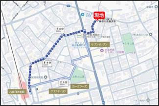 【地図】 | 毎週土・日 現地案内会【ナビ/藤沢市亀井野4-17-10付近】 お気軽にご来場くださいね♪