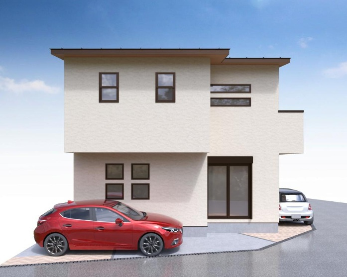 明石市西明石町3丁目の外観パース|完成予想図