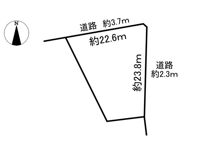 土地　居倉の土地図