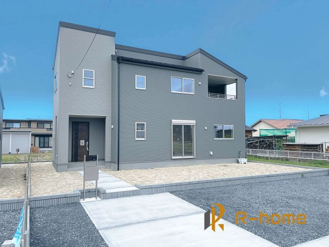 ひたちなか市阿字ヶ浦町第3　新築戸建て　2号棟の外観|ご予約を頂ければ、『平日』はもちろん『早朝』や『夜間』もご見学可能です♪お気軽にお申し付けください♪