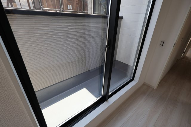 《仲介手数料無料》北区本郷町725-1新築一戸建てリガーレのバルコニー|撮影日 2025年7月31日 13:00 晴れ