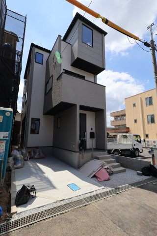 《仲介手数料無料》北区本郷町725-1新築一戸建てリガーレの外観|撮影日 2025年7月31日 13:00 晴れ