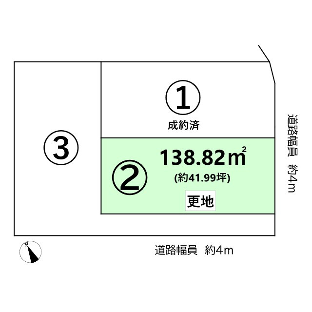 大宮薬師山東町 土地(2号地)の土地図