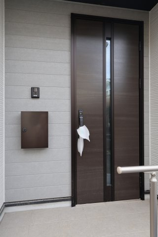 《仲介手数料無料》北区本郷町725-1新築一戸建てリガーレの玄関|2025年11月1日 13:00 晴れ