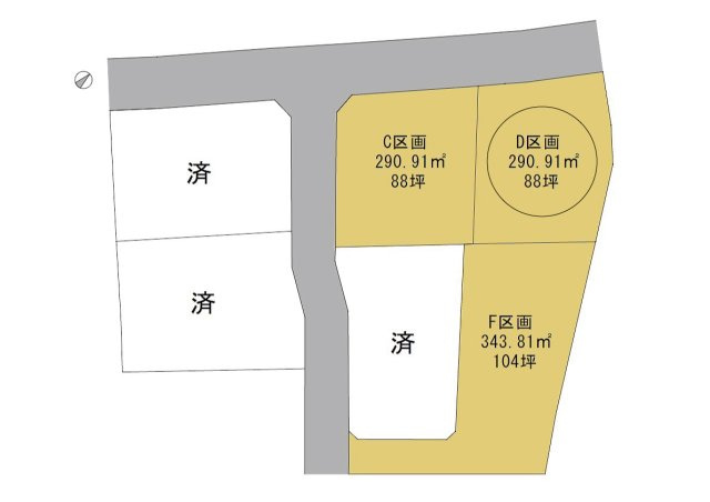 高崎市金古町売地 D区画