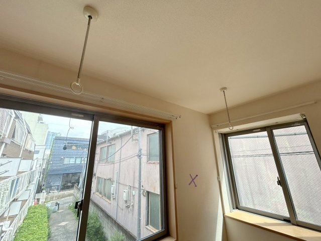 フラッツ南青山の設備|★室内物干しフック★