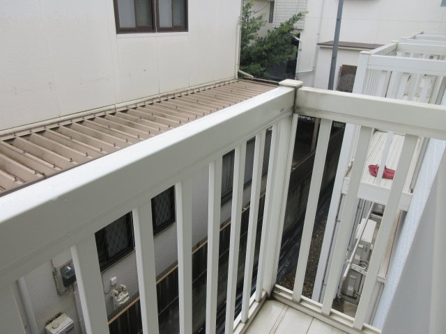 ハイツアドレサントのバルコニー
