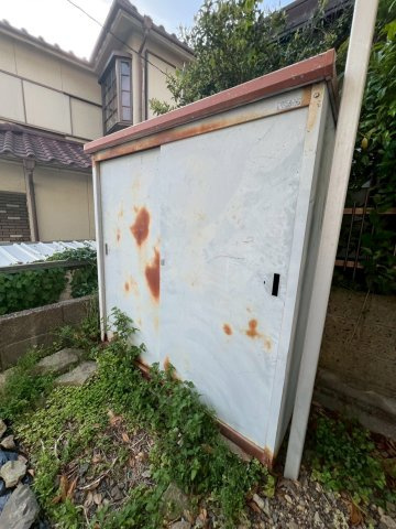 六十谷戸建の庭