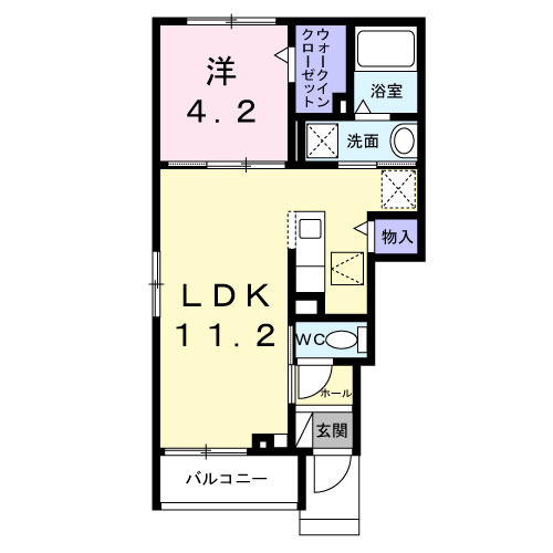 リッカンスヘム一番町の間取り