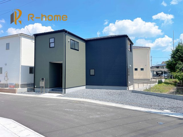 笠間市笠間駅前1期　新築戸建て　1号棟の外観|ご予約を頂ければ、『平日』はもちろん『早朝』や『夜間』もご見学可能です♪お気軽にお申し付けください♪