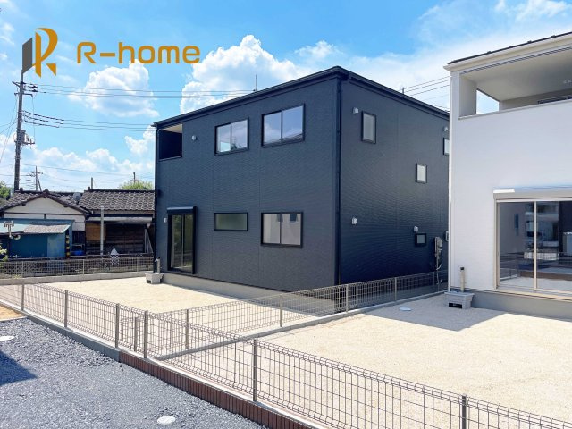 笠間市笠間駅前1期　新築戸建て　1号棟の外観|建物完成いたしました！ご予約で『平日』や『夕方』などでもご見学可能です！