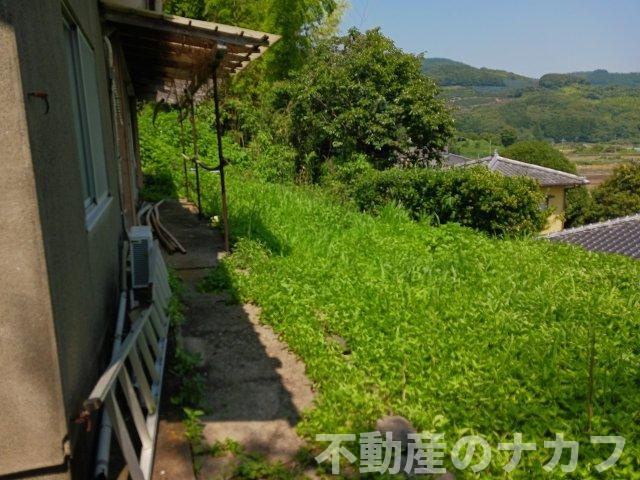宇土市上網田町の売地の外観