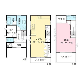 【間取り】 | 鎌倉市由比ガ浜4丁目