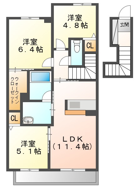 フェコラの間取り