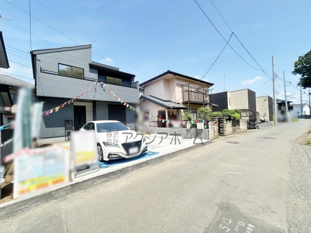 所沢市林3丁目・全1棟　新築一戸建　～ちょうどいい家。～の前面道路含む現地写真