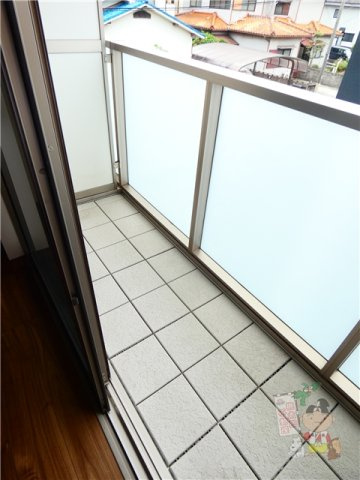 シャーメゾン福富西のバルコニー