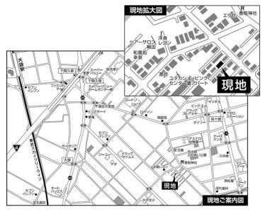 越谷市大沢新築戸建ての地図