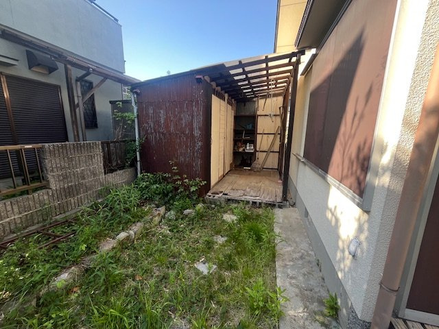 楠ケ丘戸建の庭