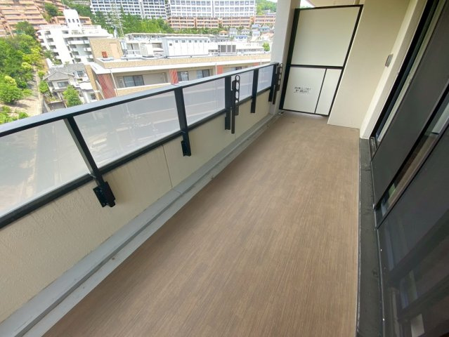 ライオンズ芦屋グランフォートのバルコニー