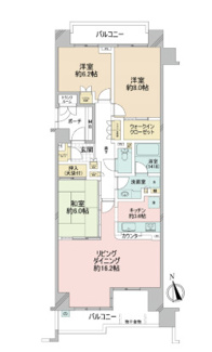 【間取り】 | ガーデンプラザ新検見川17番館