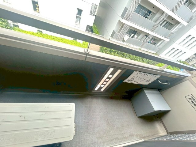 パークサイドスクウェア北新宿のバルコニー