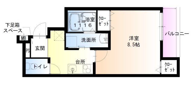 フジパレス東豊中町の間取り