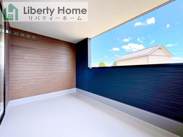 笠間駅前1期　新築戸建　4号棟のバルコニー