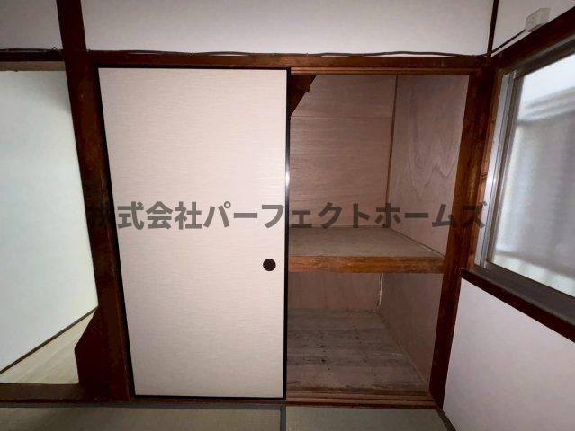 萱島桜園町テラスハウスの収納|大きなスペースがあり、収納には困りません