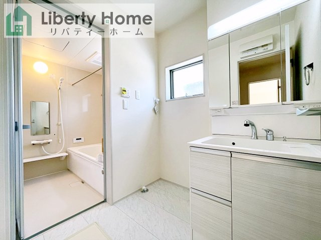 笠間駅前1期　新築戸建　2号棟の脱衣所