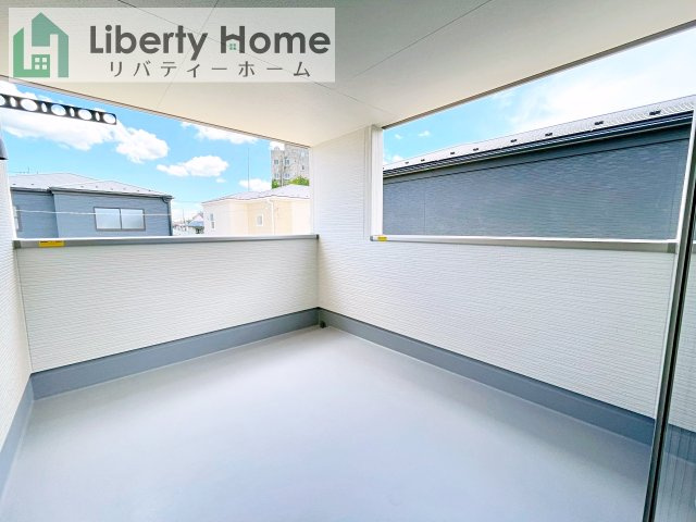 笠間駅前1期　新築戸建　2号棟のバルコニー