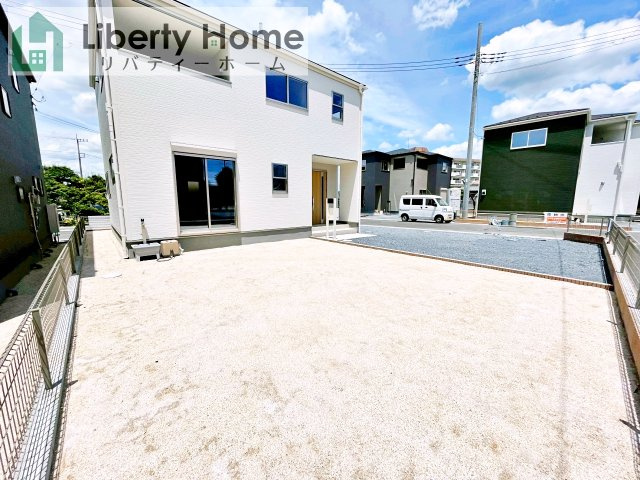 笠間駅前1期　新築戸建　2号棟の庭