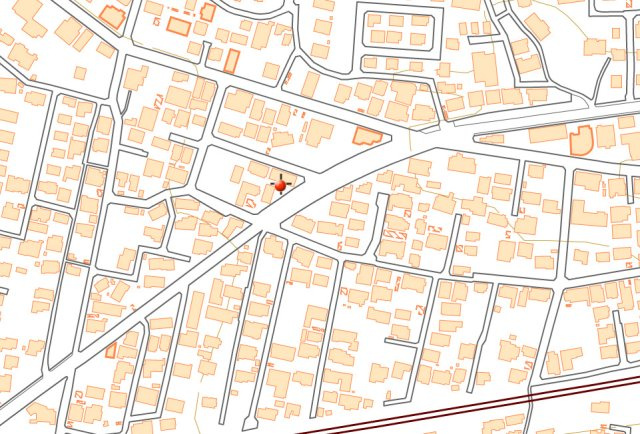 茨城県水戸市　一棟アパートの地図