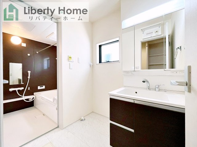 笠間駅前1期　新築戸建　1号棟の脱衣所