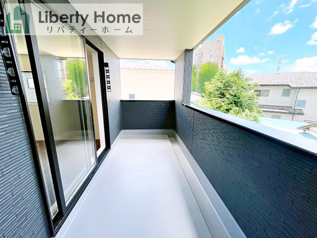 笠間駅前1期　新築戸建　1号棟のバルコニー