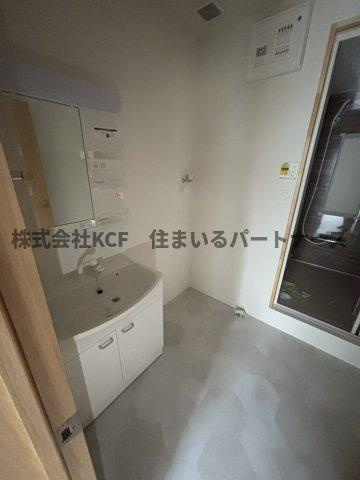 Maison Blanche の洗面所|広い洗面スペース