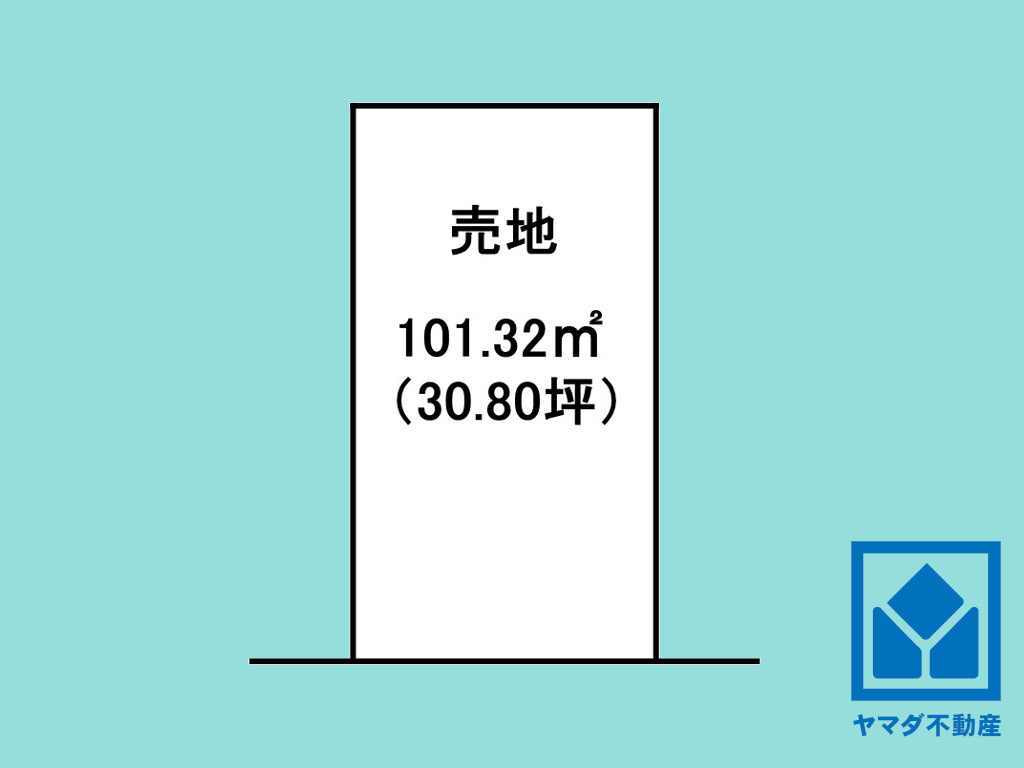 伏見区羽束師鴨川町の土地図|図面と現況が異なる場合は現況を優先いたします。