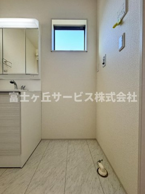 【ランドリースペース】 | 焼津市利右衛門 3期 新築一戸建て 3号棟 | 洗濯機置き場です