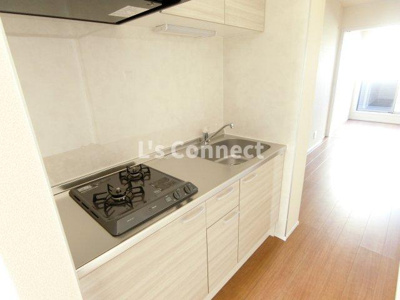 【キッチン】 | N.Crest | ２口ガスコンロのシステムキッチン。