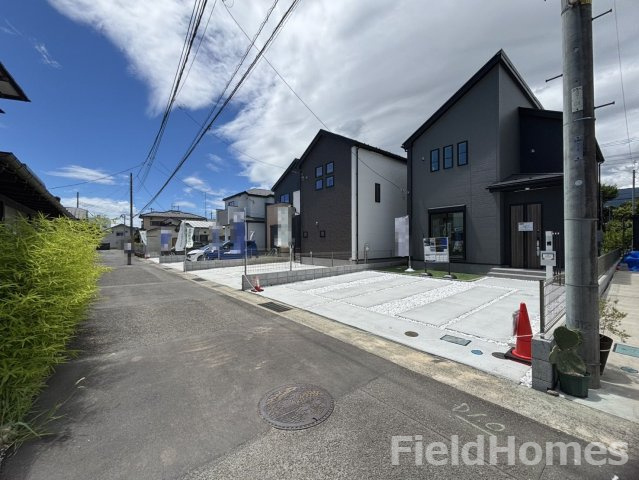 小田原市堀之内新築戸建て　2期1号棟の前面道路含む現地写真|前面道路含む現地写真です。