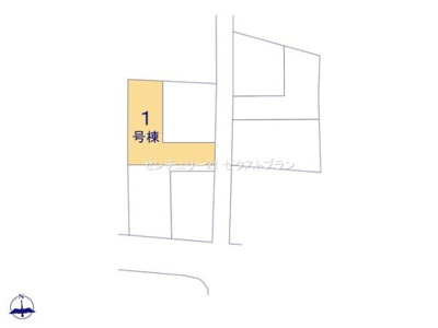 【区画図】 | 伊勢崎市長沼町第4 1号棟 | 区画図