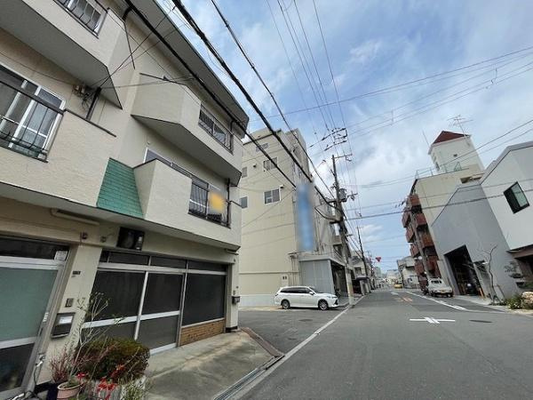 【前面道路含む現地写真】 | 大阪市城東区東中浜8丁目　中古テラスハウス