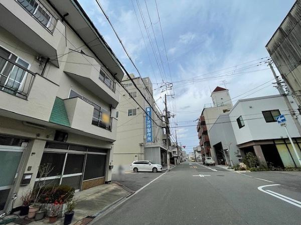 【前面道路含む現地写真】 | 大阪市城東区東中浜8丁目　中古テラスハウス