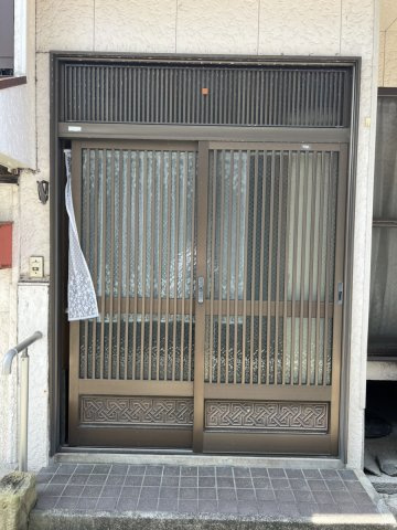 日奈久東町戸建ての玄関