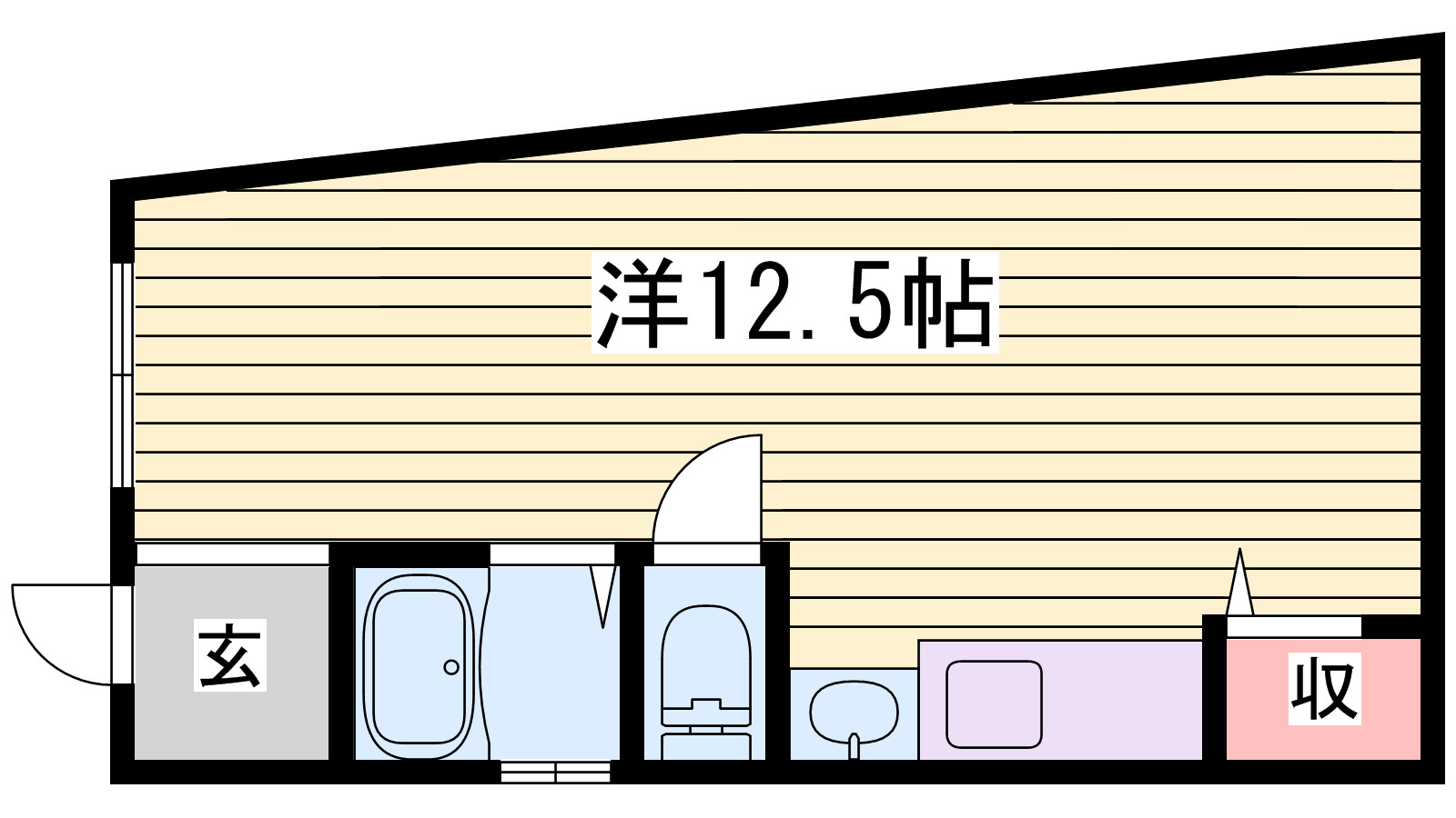 カーサ西飾磨の間取り