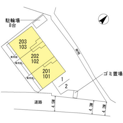 【区画図】 | リバーサイド響
